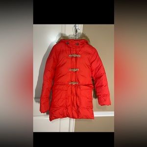 J.Crew Crewcuts Kids Puffer Jacket Coat Orange Unisex